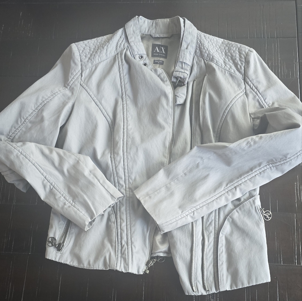 Armani Exchange Light Gray Jacket
